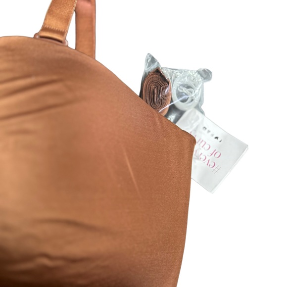 CURVY COUTURE style 1290 smooth strapless multi-way push up underwire bra NWT - Picture 9 of 11